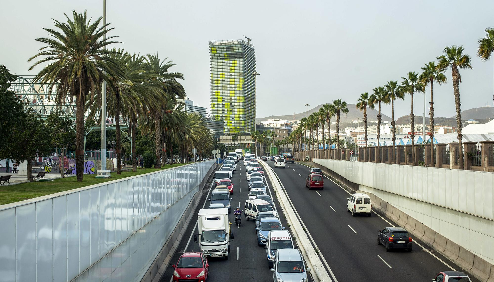 Atasco en Gran Canaria